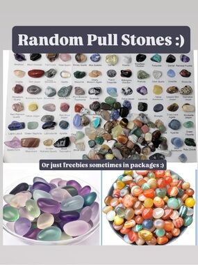 5 Mini Stones - Multicolor pulled @random for you ✨✌️🫶 🤲🎁